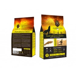 Ambrosia Adult mini - Fresh Salmon & Chicken 2kg