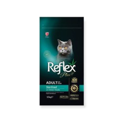 Reflex Plus adult  sterilised κοτόπουλο 1.5kg
