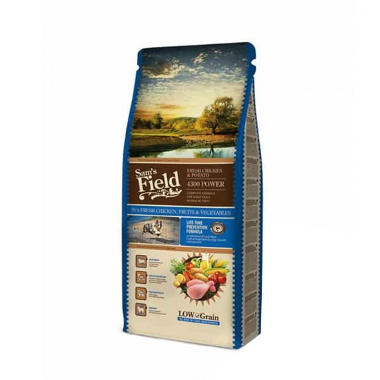 Sams Field 4300 POWER Chicken & Potato 13kg Sams Field 4300 POWER Chicken & Potato 13kg