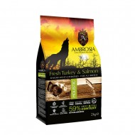 Ambrosia Senior Light Sterilised - Turkey & Fresh Salmon 12kg