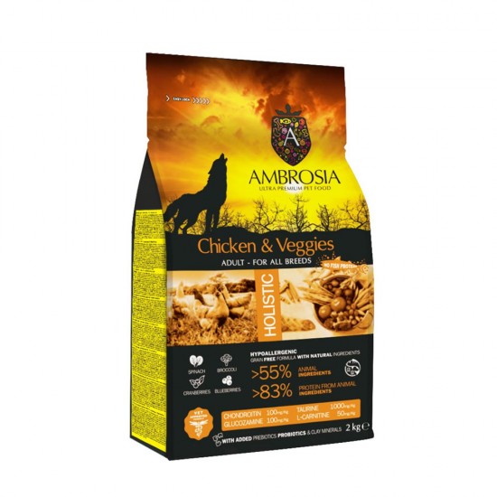 Ambrosia Adult - Chicken & Veggies 12kg Ambrosia Adult - Chicken & Veggies 12kg