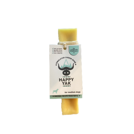 Happy Yak Himalayan Cheese Bone Medium Dogs Happy Yak Himalayan Cheese Bone Medium Dogs